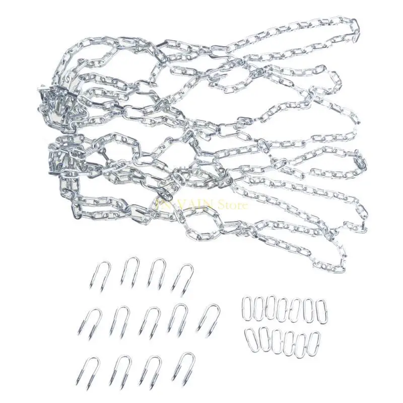 M5TC Steel Chain Net for Basketball Hoop Heavy Duty Chain Basketball Net Replacement