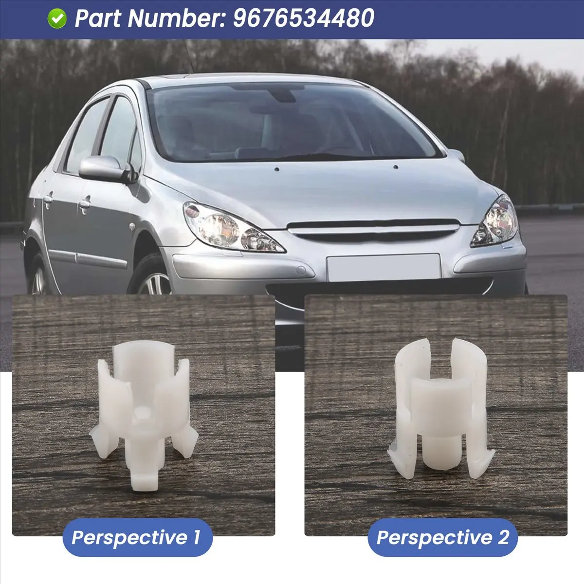 #54S Car Clutch Pump Master Cylinder Buckle for Citroen C3 C4 Peugeot 307,Clutch master cylinder buckle,(plastic)