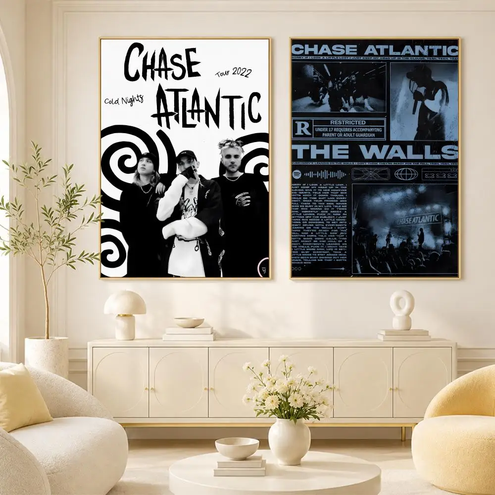Band Album Cover C-Chase Atlantic Poster Room Home Decoration Interior Wall Art Printing Garage Posters Gift