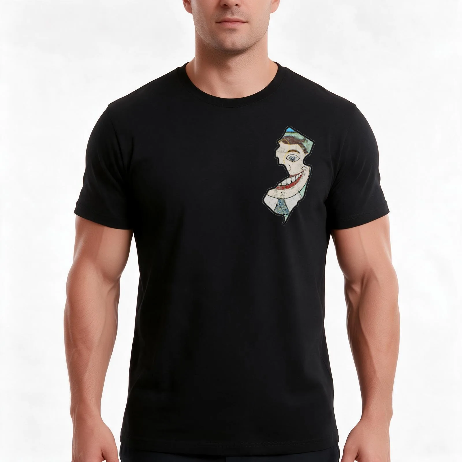 Tillie New Jersey T-Shirt, Summer Casual Cotton Tee, Oversized Streetwear Tops, Vintage Graphic Print, Loose Fit Short Sleeve