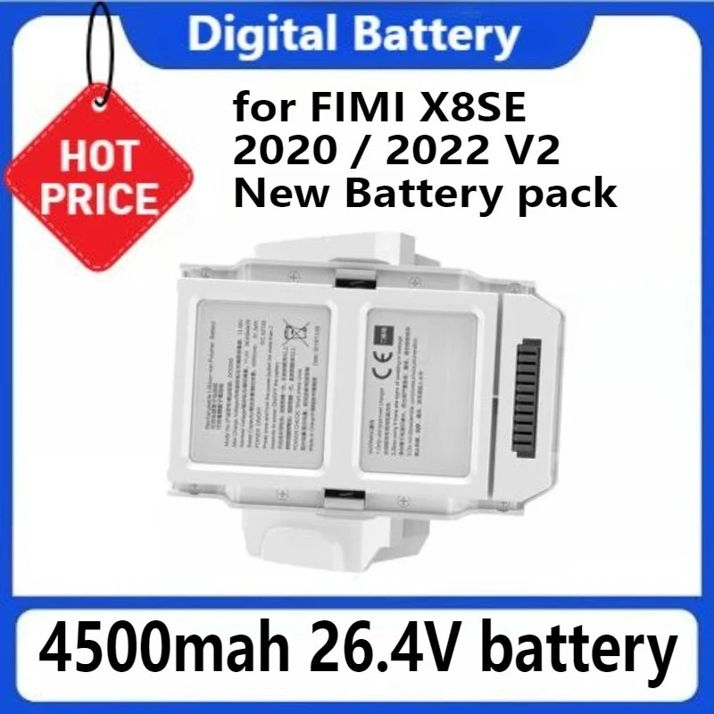 

for FIMI X8SE 2020 / 2022 V2 New Battery Pack Drone Accessories Drone Battery 4500mAh Lithium Batteries Replacement Spare Part