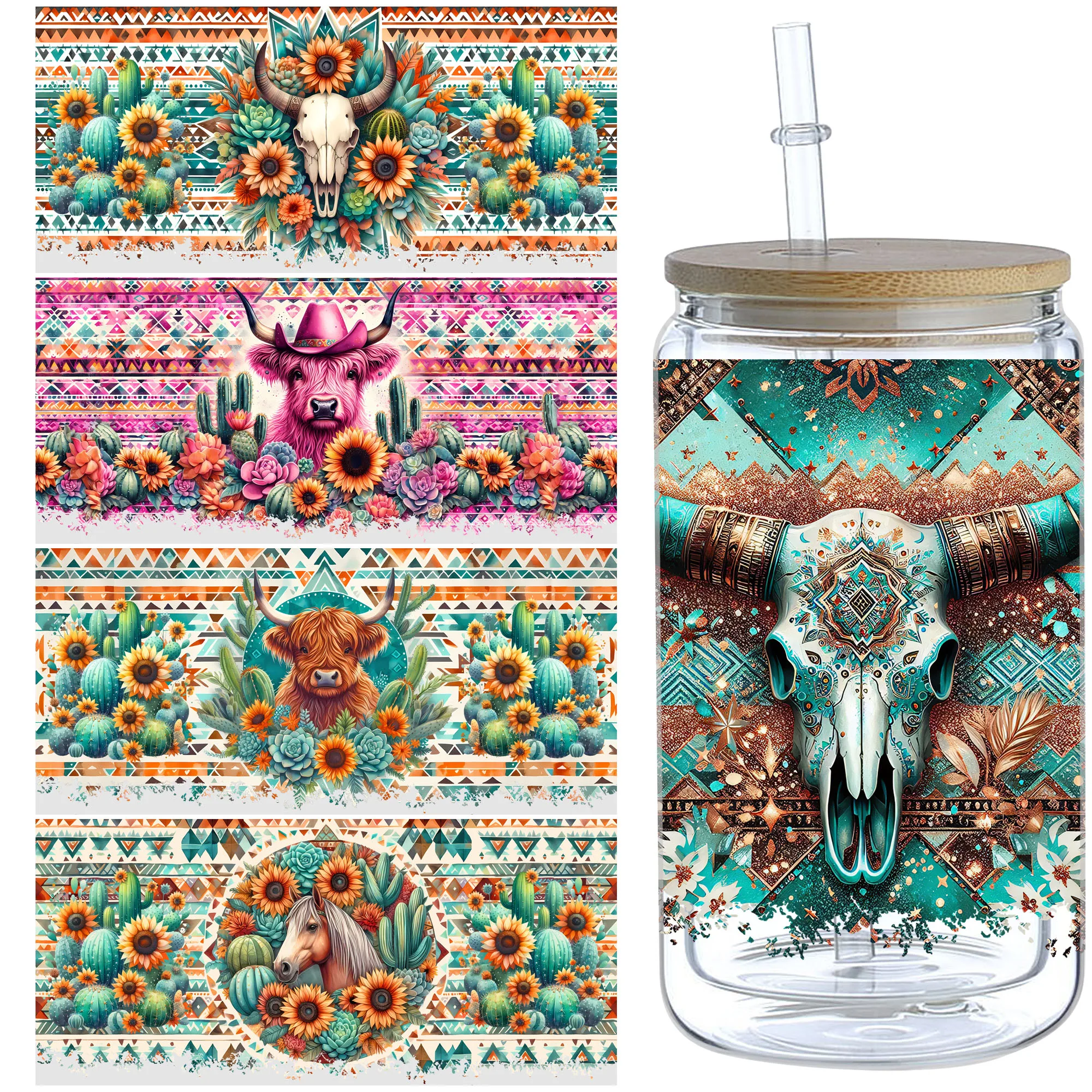 5 Sheets Aztec Anim… - image