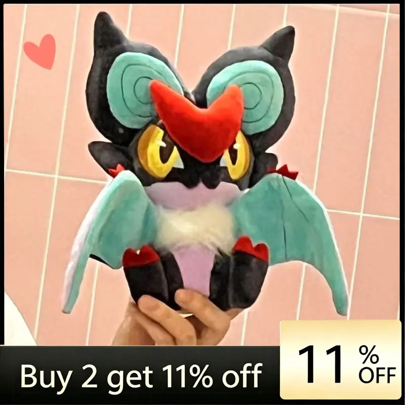 pokemon-flying-dragon-type-noibat-30cm-cotton-plush-doll-cute-anime-stuffed-toy-fan-merch-birthday-gift-for-collectors