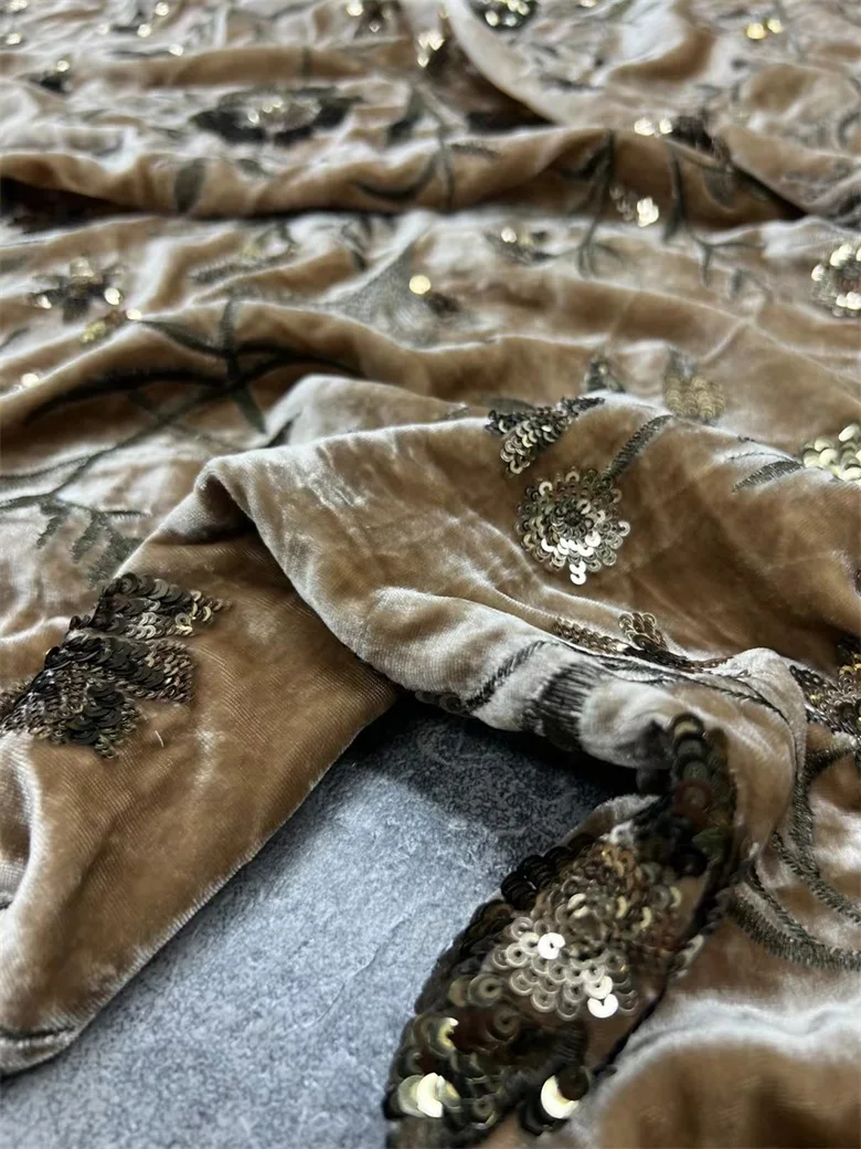 

Новая высококачественная плотная шелковая бархатная ткань для верхней одежды в китайском стиле