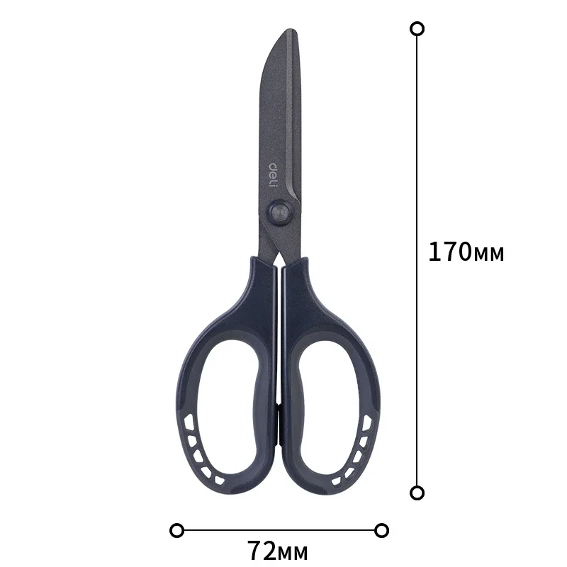 Deli Anti-Stick-Schere 170mm Anti-Rost-Büro-Heims chere Edelstahl-Schneiders chere für Schul werkzeug bedarf