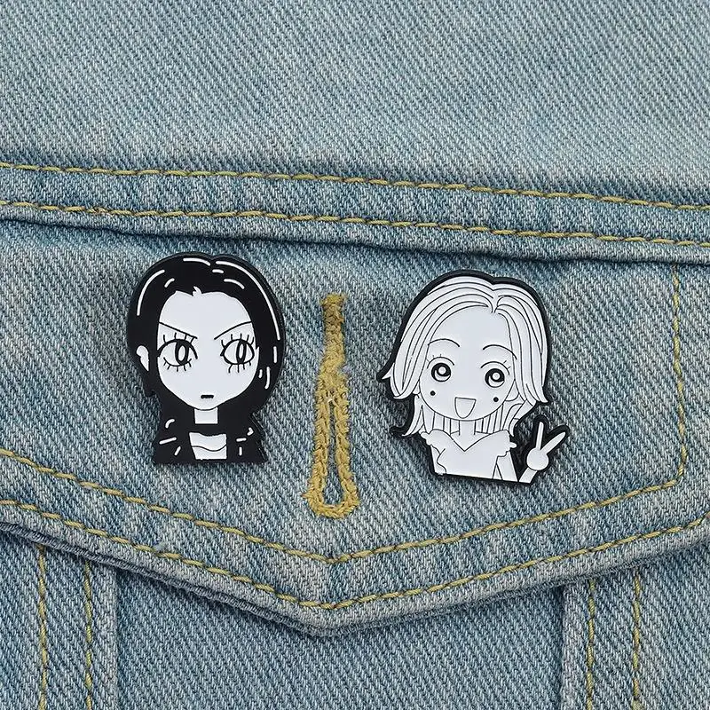 [MOA]Comic Girls Nana Enamel Pin Classic Japanese Anime Character Brooches Lapel Backpack Badge Cartoon Jewelry Gift[MOA] view 2