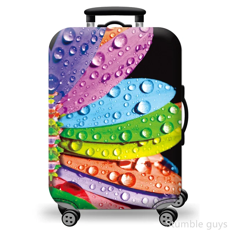 

Washable High Elastic Luggage Cover Protective Anti-Scratch Suitcase Cover Reliable Travel Accessory Road Trips