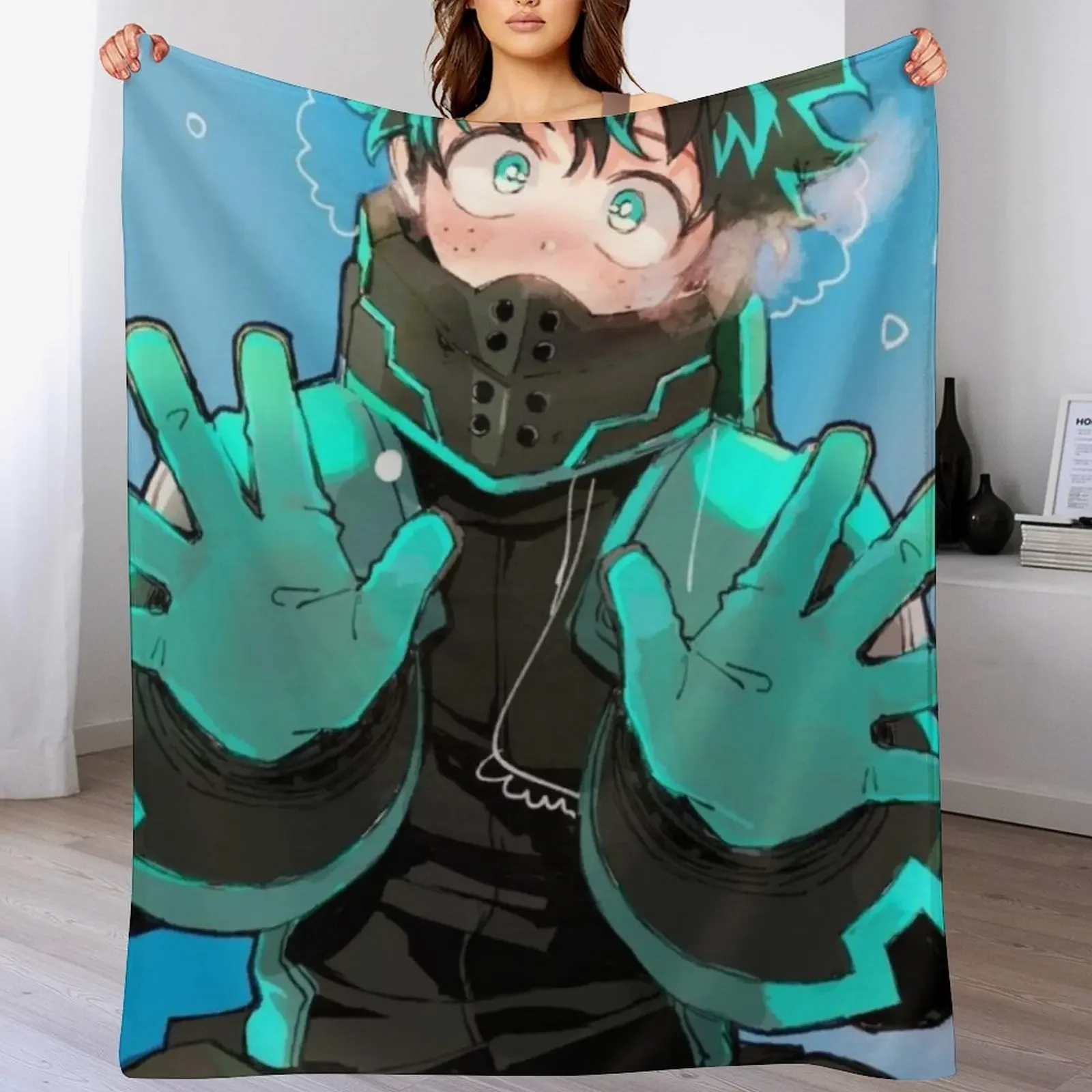 

Cute deku Throw Blanket Stylish Warm Blanket for Living Room Bedroom