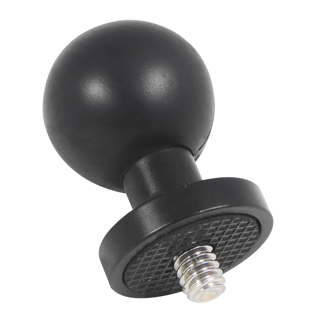 AliExpress BGNing 25mm Rubber Ball Head Adapter 1/4 Screw for Motorcycle Bike Riding Extension Arm Camera Phone Bracket Socket Arm Connector Mount