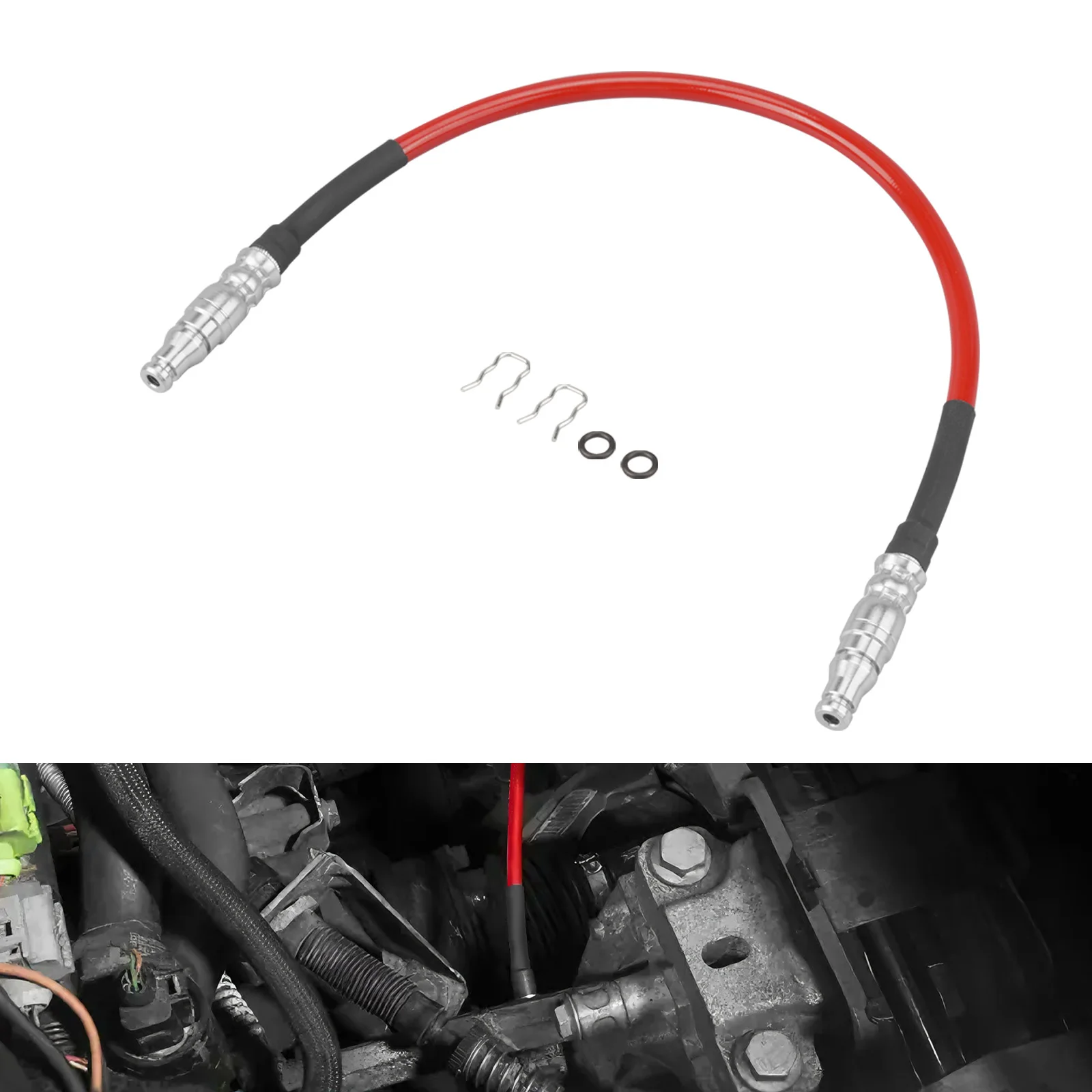 Clutch hose for 5-Speed Manual Trans,for Audi A3 8P,for VW Touran for Golf,for Skoda Superb 3T, Replace 1K1721465AF,1K1721465AQ
