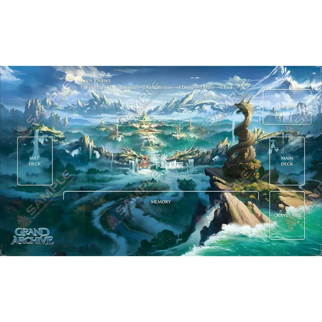 600x350mm Suitable for Grand Archive Multi Character Series Playmat Prima Materia/brother Premise Rubber Board Game Card Pad