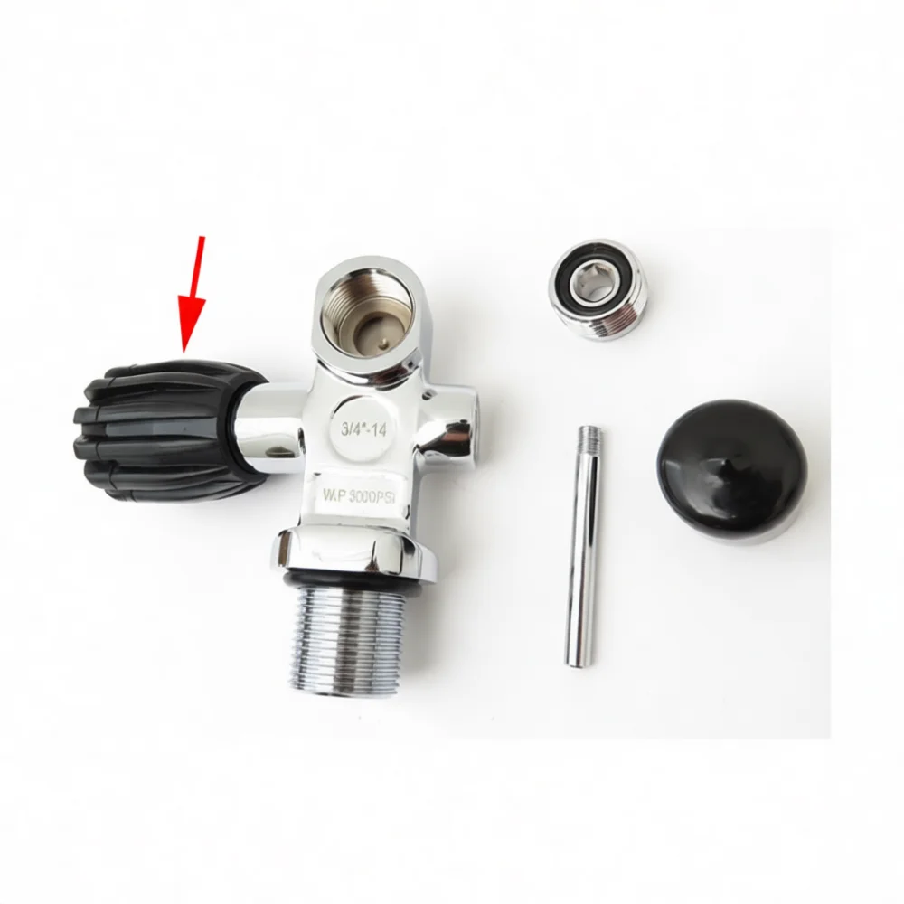 Soft Grip K Valve Knob For Scuba Tank Valve Replacement Scuba Diving Gear Accessories Underwater Breathing Parts