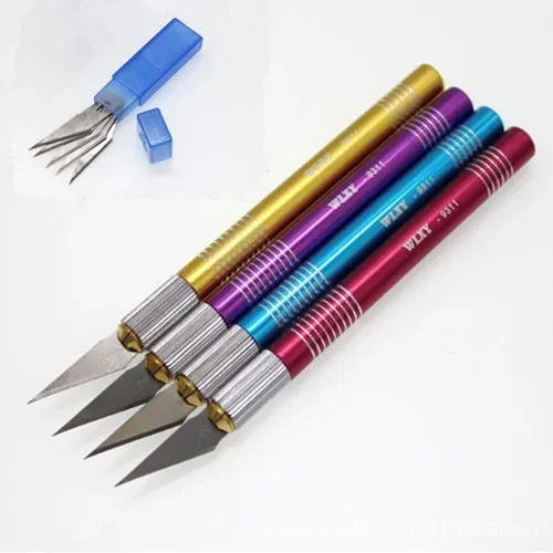 

2+10pcs Blades Jewery Dental Lab Ceramic Sculpturing Knife Blade Spatula Porcelain Separator Plaster Caving Tools