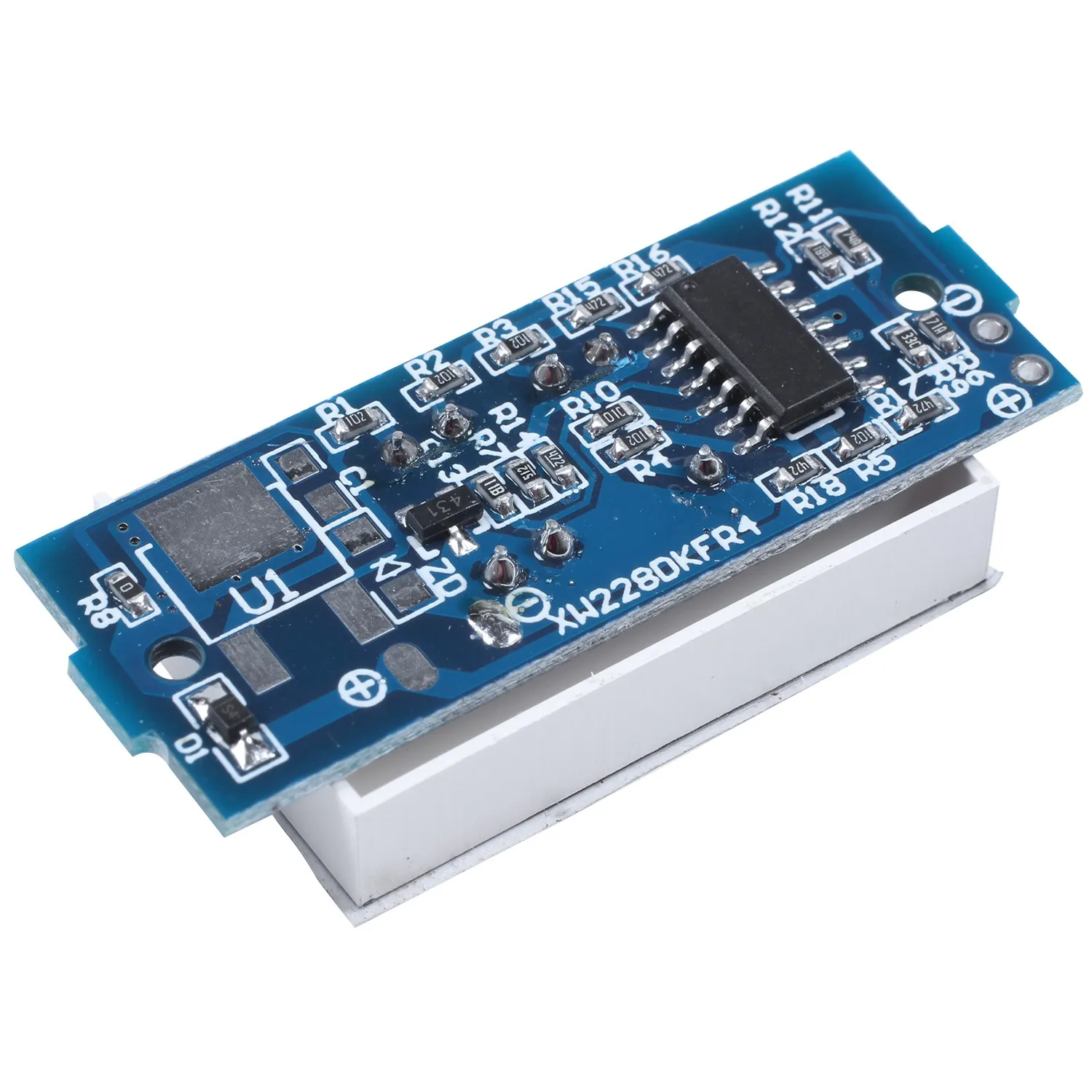 โมดูลแสดงสถานะแบตเตอรี่ลิเธียมแบบร้อน พร้อมหน้าจอสีน้ำเงิน เครื่องทดสอบพลังงานแบตเตอรี่ Li-Po Li-