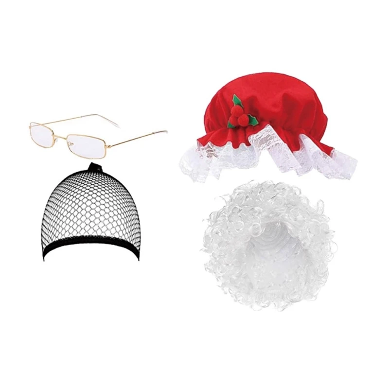 Mevrouw Clause Cosplay Kostuum voor Kinderen Meisje Vrouwen Kerst Verjaardag