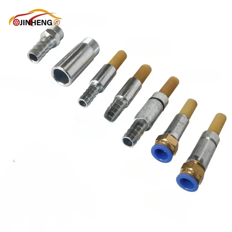 Sandblasting Machine Accessories Rust Removal Sandblasting Gun Head ABCDV Nozzle Pagoda Fast Iron Air Core Tube Copper Connector
