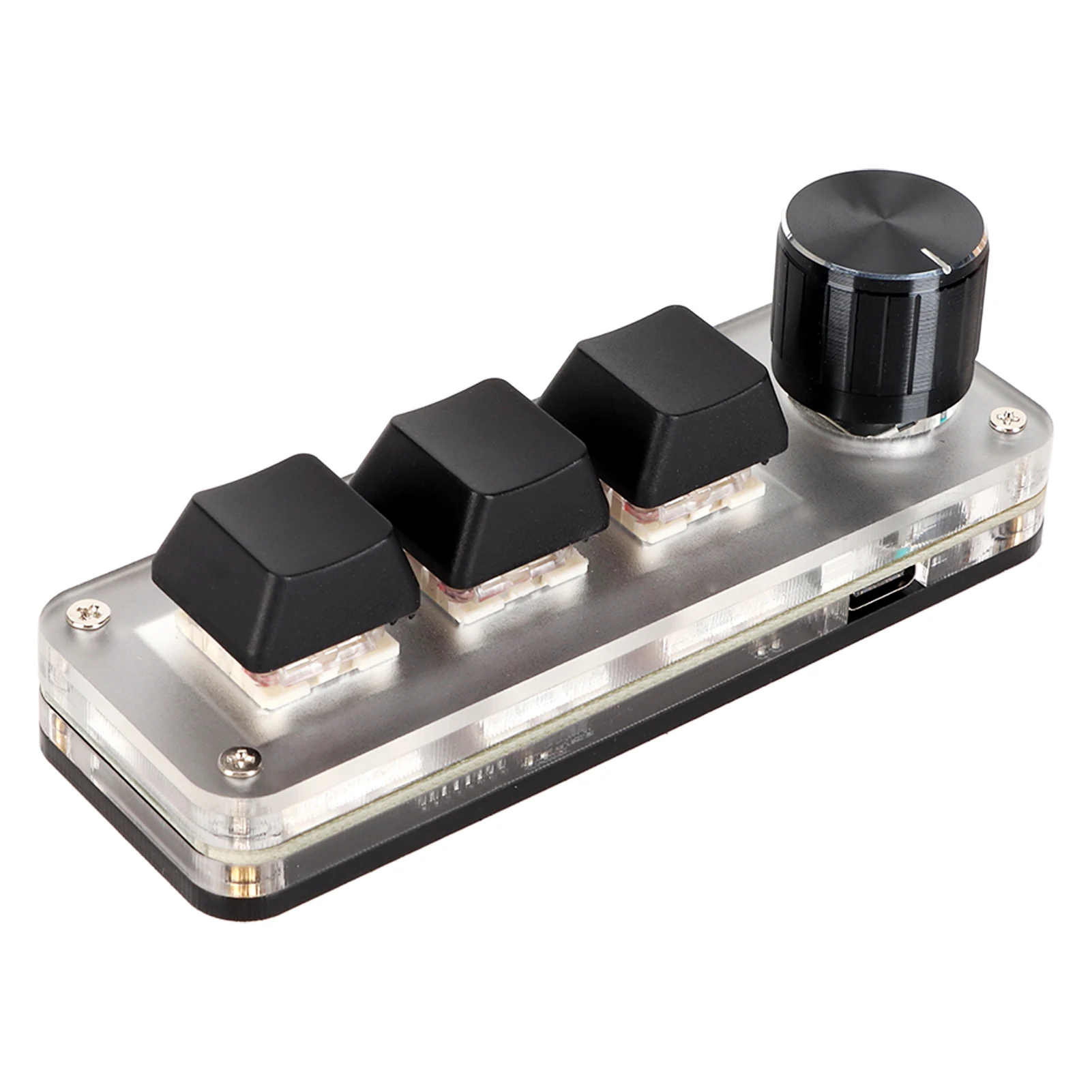 Interruptor vermelho protable mecânico com uma mão macro teclado plug and play ergonômico personalizado botões usb mini teclado para desktop pc