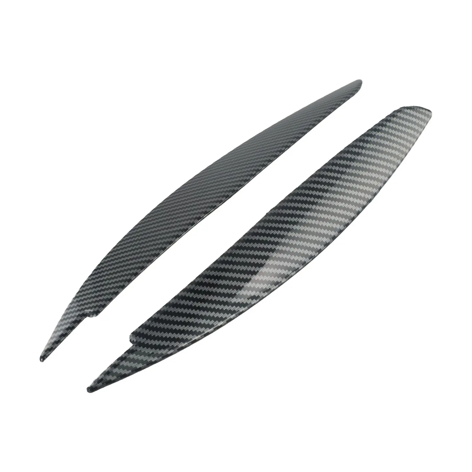 2pcs Headlight Eye Lid Covers Carbon for fibre Effect Eyebrows To For BMW 1 E87 for e88 E81 E82 Eyelids Brows 2008-13 Part