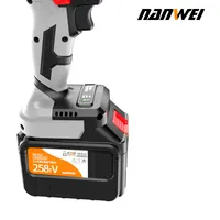 -For Nanwei 21V 150N Professional Ice Drills 13mm Cordless Impact Drill Brushless Power Tools Lithium Battery Hand Tools Steel