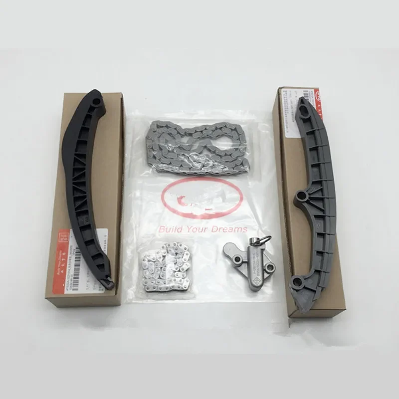 

5PCS/SET Timing Kit For BYD G6 G5 S6 S7 Timing Rail&Chain&Tensioner 476ZQA Engine 1.5T
