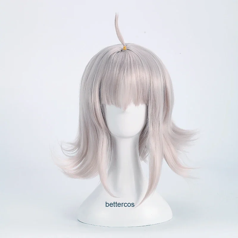 Fate/Grand Orde FGO Jeanne D arc alter Joan of Arc cosplay wigs silver pink purple heat resistant synthetic hair wig wig cap