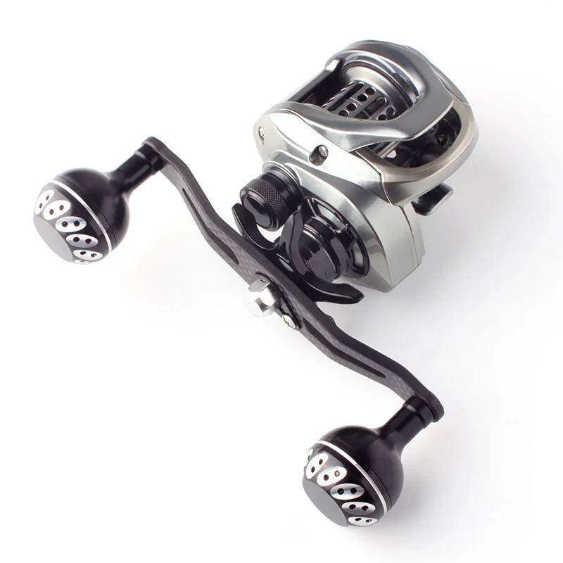 Ruke Carbon Fiber Fishing Reel Handle With Alloy Knob For Baitcasting Reel 130mm Length 47.5g DIY Reel Accessory For Sh/Dai Type image 5