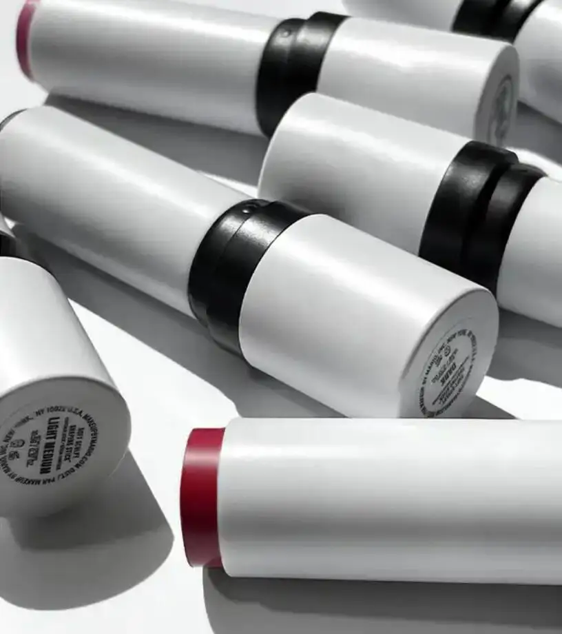 Makeup Blush Stick Private Label Professional Face Blusher Stick Cream Vegan High Pigment Long Lasting White Tube With Brush