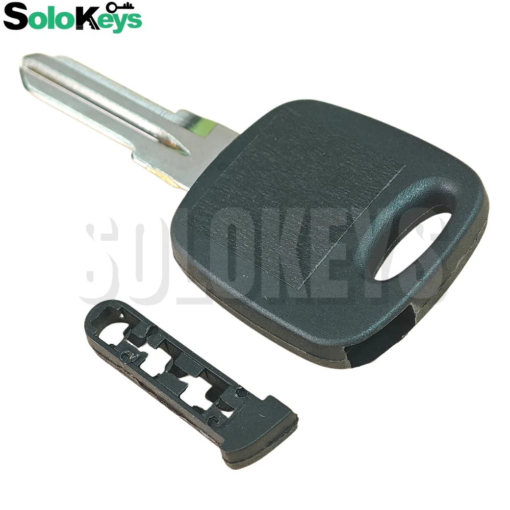 10Pcs/Lot SOLOKEYS Replacement Transponder Key Shel For NIssan Ford Honda Car Holder Chip Hollow With Double Sided Printed LOGO