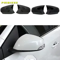 Para Renault Fluence 2011-2015 cubierta de espejo retrovisor lateral de coche pegatina de tapa de ala puerta Exterior funda de vista trasera embellecedora de fibra de carbono