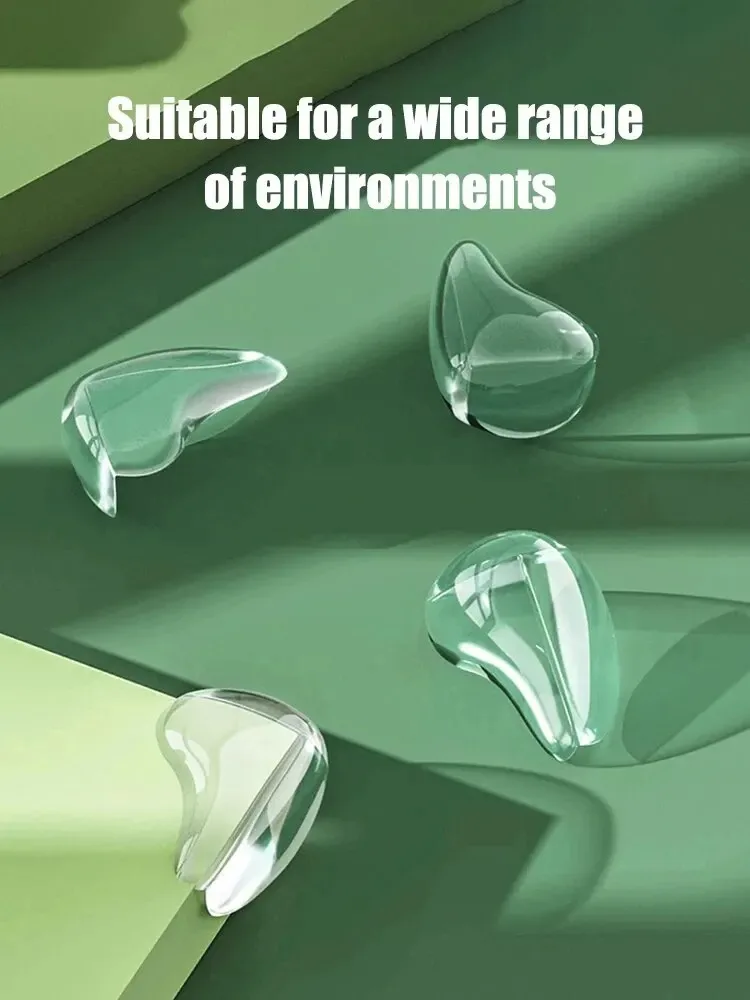 10pcs clear anti‑collision furniture corner protectors — soft sheathing for coffee tables & living room décor 4