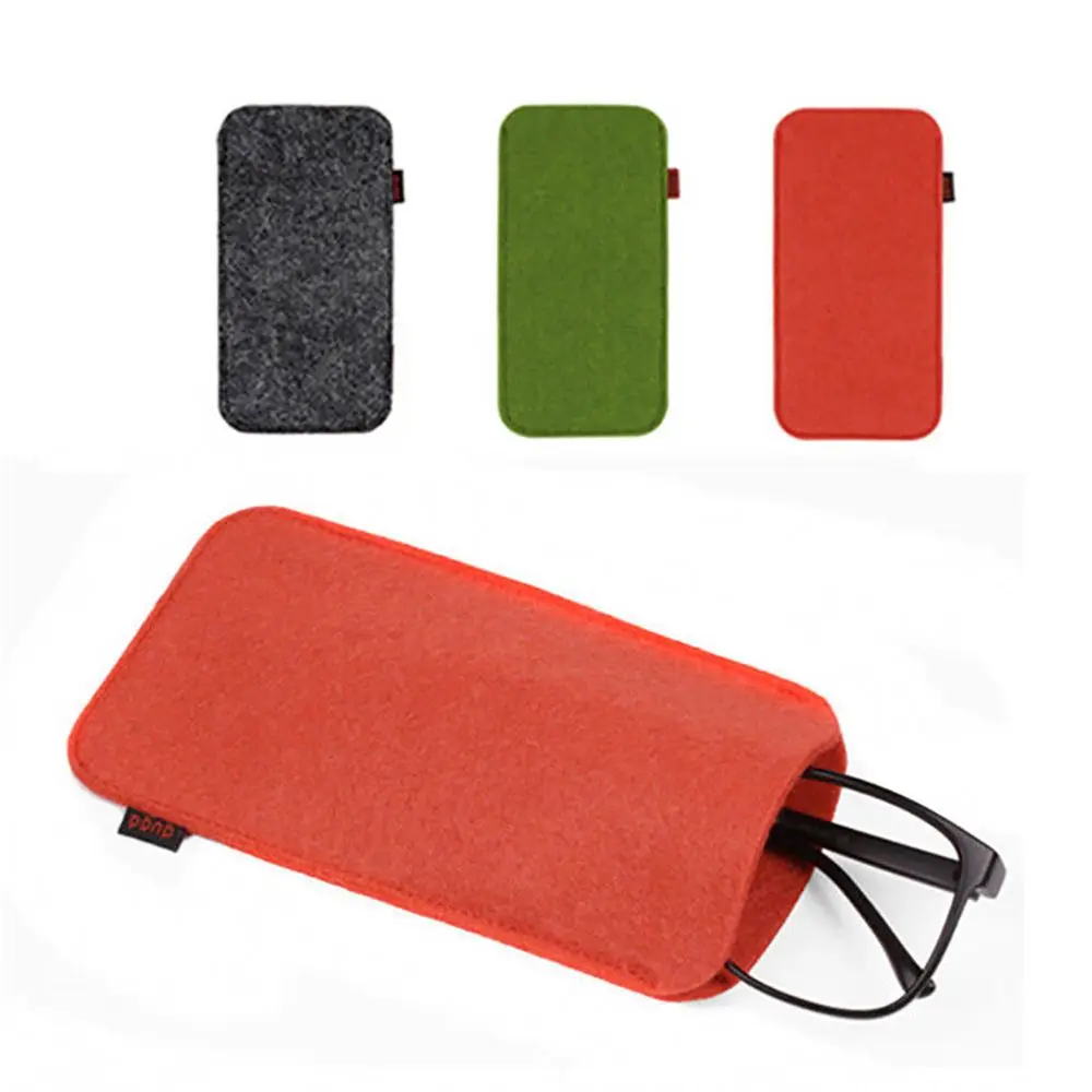 Soft 18*9cm Felt Cloth Sunglasses Acceaaories Portable Glasses Bags Sunglasses Bag Glasses Storage Glasses Box