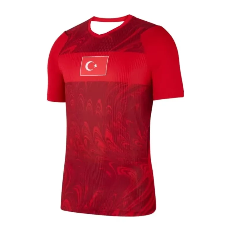 2026 New Türkiye Home Away Jersey Men's Summer Breathable Sleeve Suitable for Adult/Children's Daily Wear Matching Family