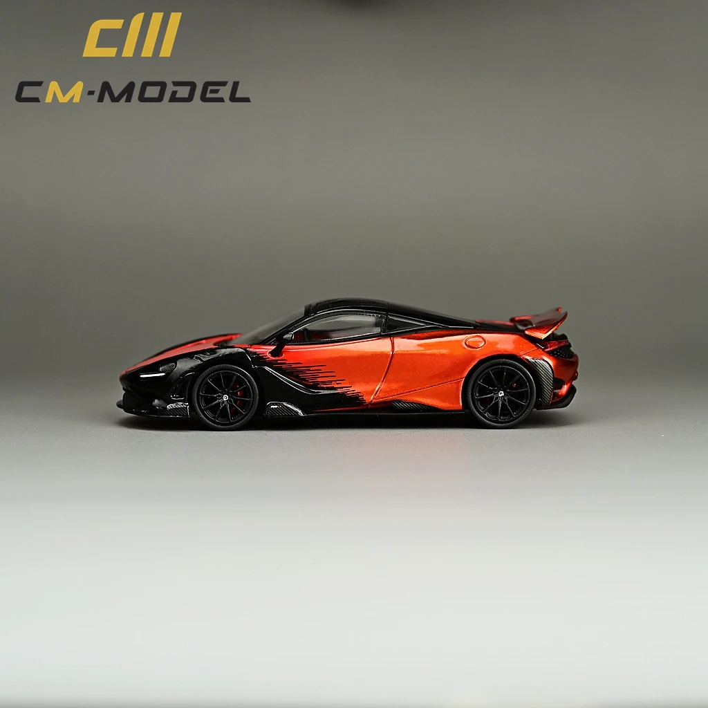 CM Model 1:64 765LT  Supercar Model Car Vehicle  with Display Box Gift for Teenagers Adults Hobby Collection