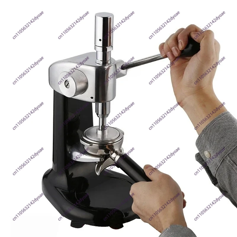 Household 220v Hand-Pressed Stainless Steel Semi-Automatic Coffee Machine Powder Presses Machine Pressing Powder Hammer Manual