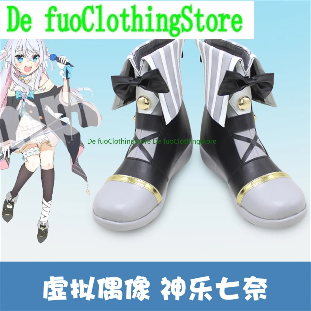 Virtual hololive Kagura Nana Cosplay Shoes BootsGame Anime Carnival Party Halloween Chritmas DefuoClothing Shoes