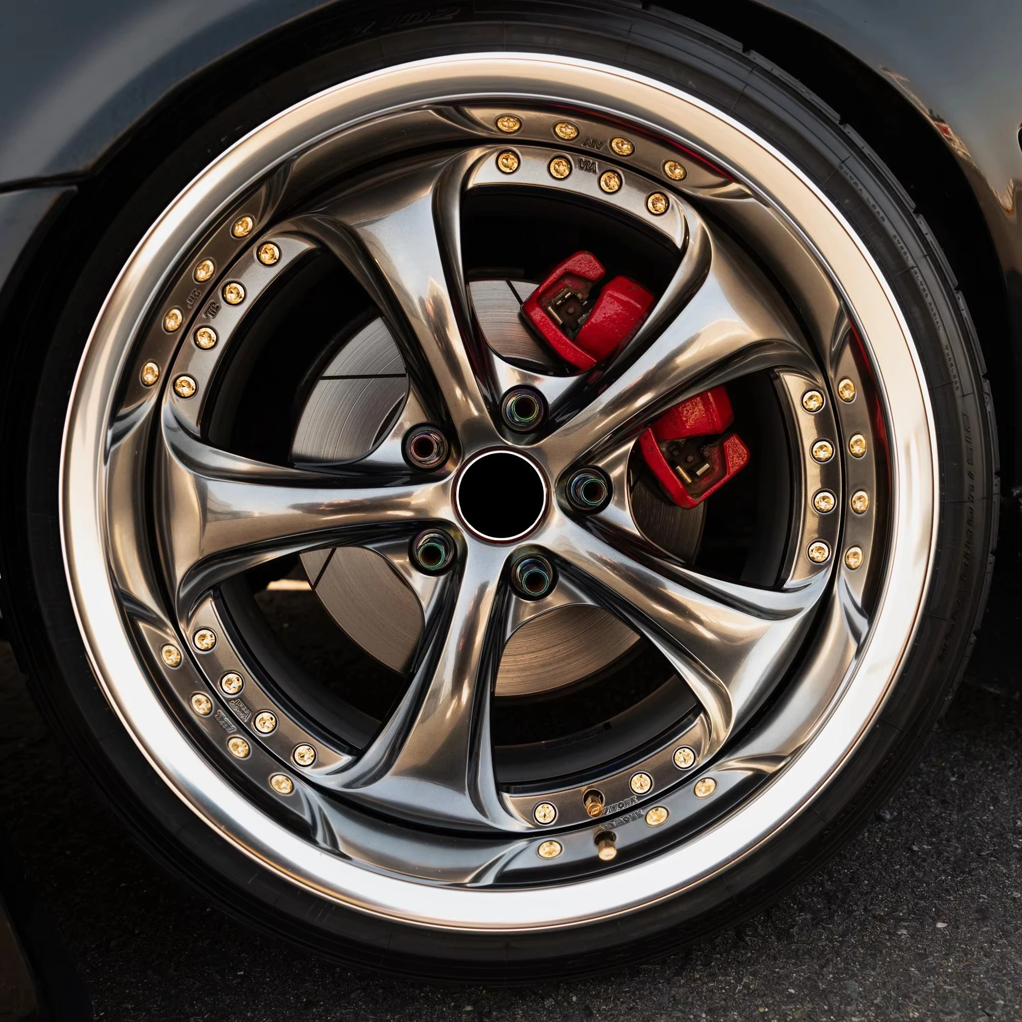 3-Piece Chrome Forged Alloy Wheels 18-24 Inch 5x112/120/114.3 Bolt Pattern New for Audi VSKF JDM bmw Nissan S14 for GTR