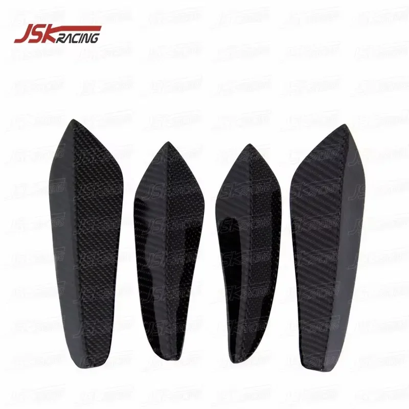 Carbon Fiber Front Bumper Canards for 2016-2018 Porsche Carrera 911 991.2 Turbo