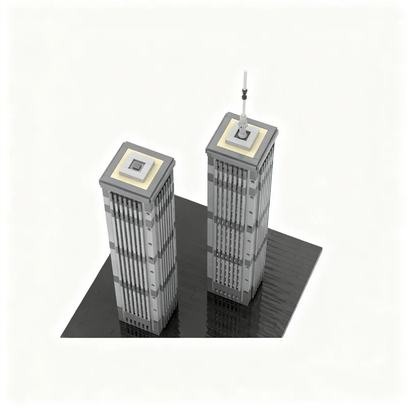 2301pcs MOC World Trade Center - Kids Education Center recensie en prijs