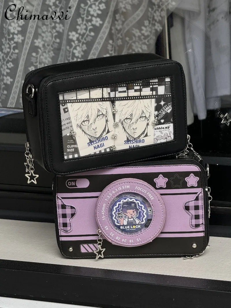 

Original Japanese Anime Pain Bag Handbag Crossbody Bag 2025 New Kawaii Sweet Cool Girl Small Capacity Student Shoulder Bag