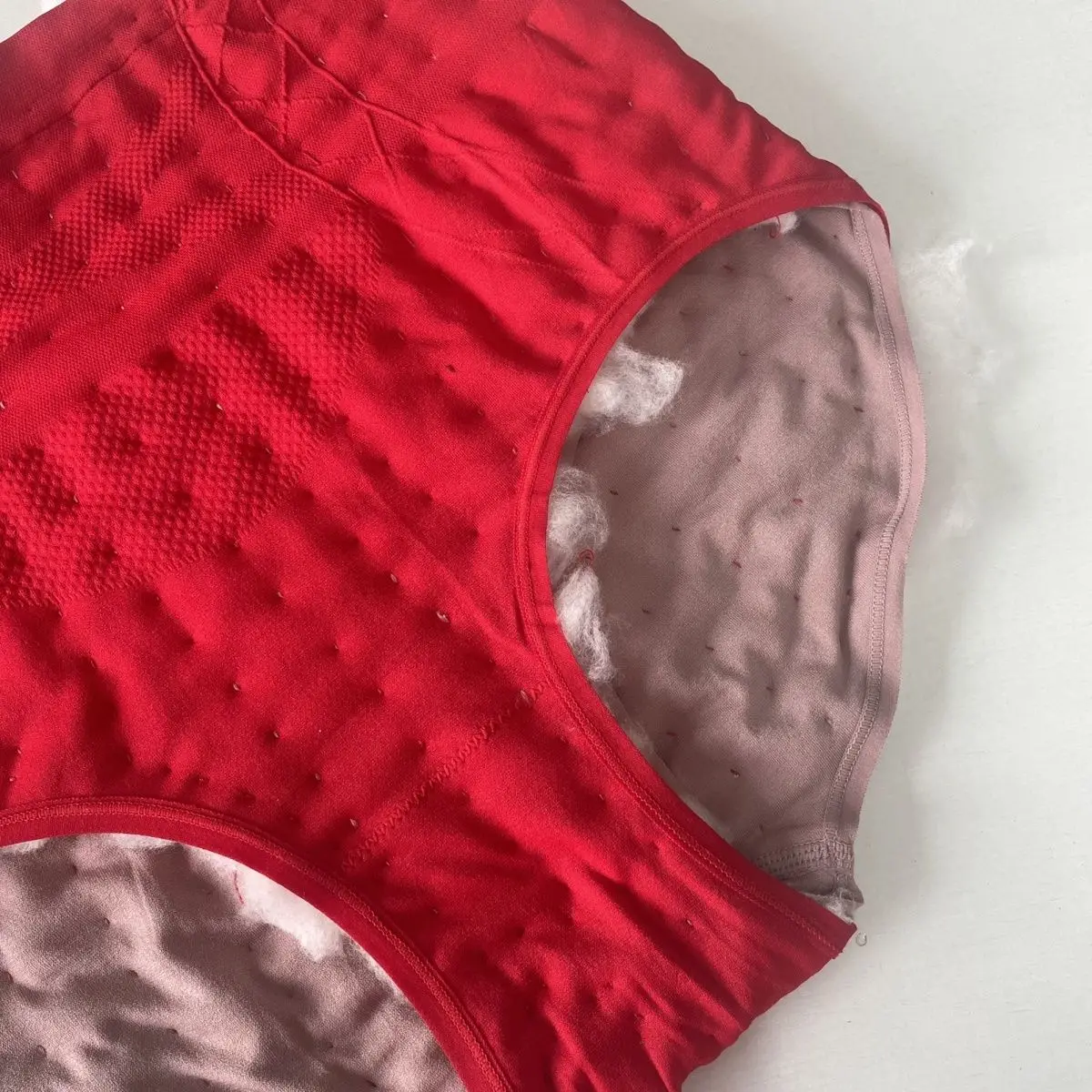 Handmake Cotton Blended Briefs High Waist Panties Sleek Proof Thick Big Puffy Soft And Comfortable Couple Underpants