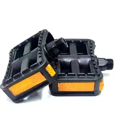 Electric Pedals with Side Reflectors Universal Flat Wide Anti-Skid Foot Plat Portable Electric Bike Pedals Outdoor Replaces Part