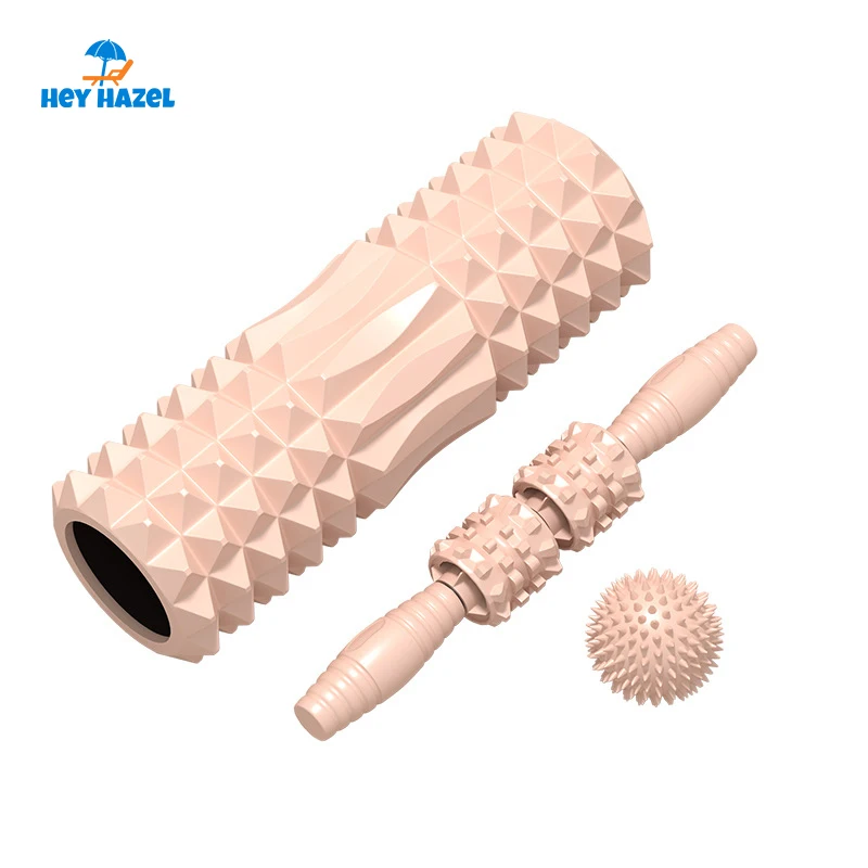 3pcs/set Foam Massage Roller Column 33cm Yoga Fitness Exercise Home Training Myofascial Gym Body Relaxation Fitness Equipment