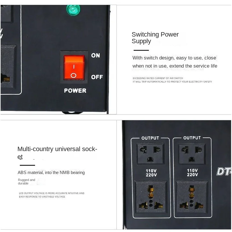 2000W Manufacturer Supplies Mutual Conversion Step-Up Transformer 110 To 220 and 220V To 110V Voltage Mutual Conversion