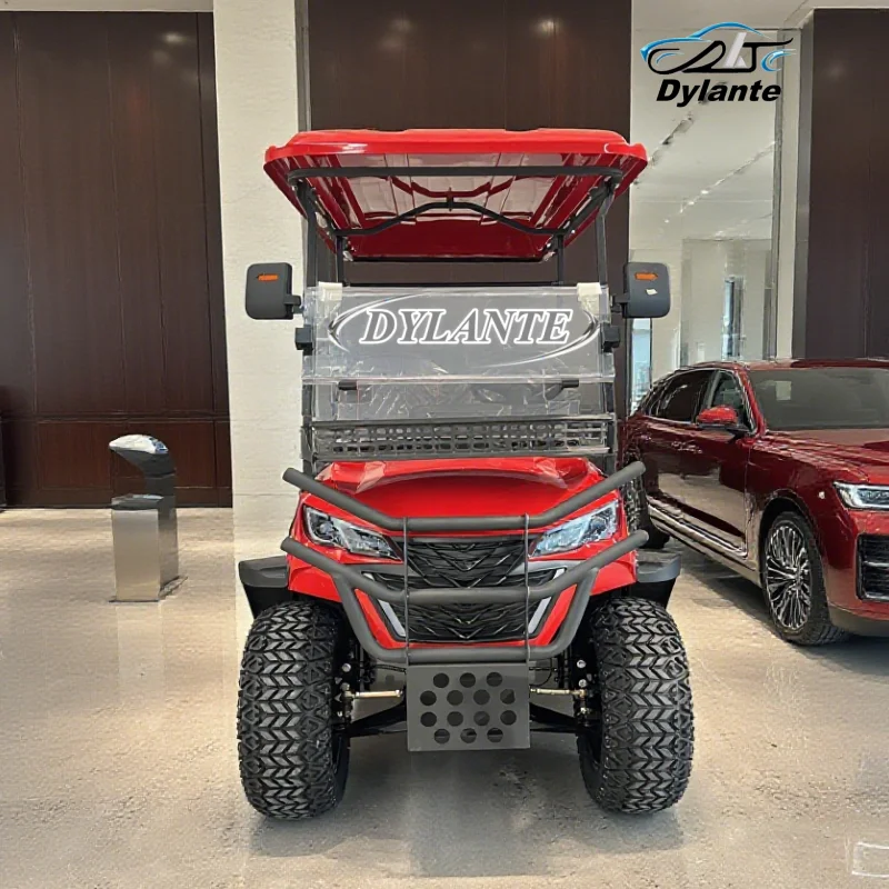 

Новейшая модель роскошного электрического гольф-кара из Китая, 6-местный, 60В 5000Вт, мини-багги для пляжа, портативный клубный автомобиль