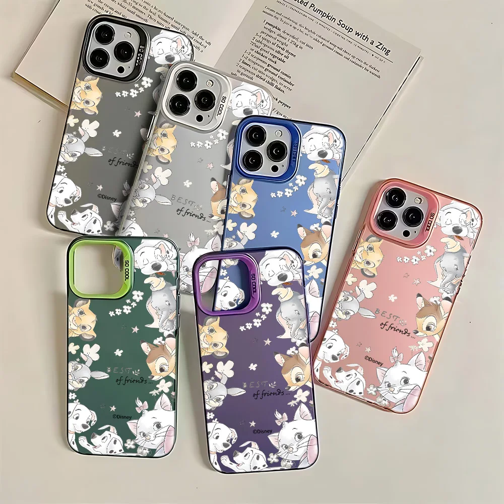 Cute Disneys Animals Hot Phone Case for Samsung Galaxy S25 S24 S23 S22 S21 S20 Note20 FE Ultra Plus 4G 5G Anti Fall Matte Cover