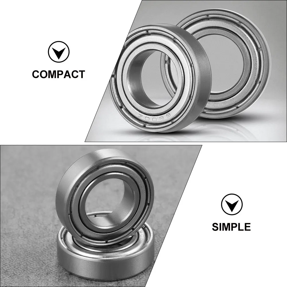 

8pcs Deep Groove Ball Bearing 10x19x5mm Carbon Steel Wheel Replacement Multifunctional Bearings Sturdy Smooth Rotation High Temp
