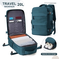 Women Men Hand Luggage Backpack Business Laptop Bag College Travel Backpack Waterproof Carry on Cabin Backpack School Backpack
