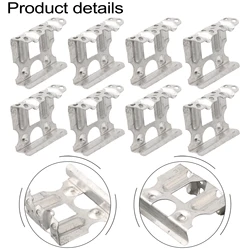 10Pc 30-45mm Aluminum Solar Panel Water Drainage Clips Auto Remove Stagnant Water Dust Muds PV Panel Water Drained Away Clips