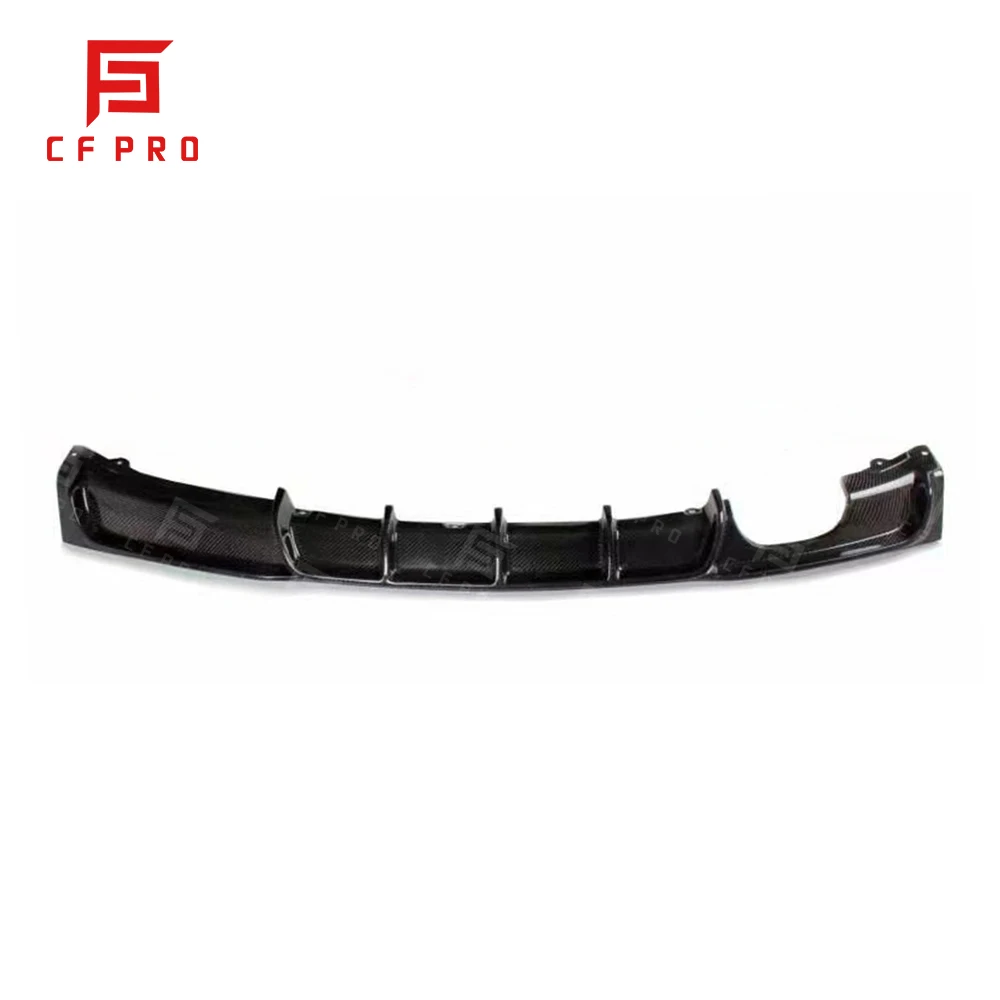 Real Carbon Fiber MT MP Style Rear Diffuser Bumper rear Lip Spoiler Body Kit For BMW 3 Series Rear Spoiler Car Accessories