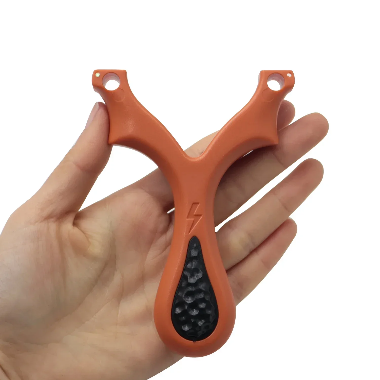 High quality Resin Slingshot Lightweight Colorful Slingshot Hunting Shooting Portable Sling Three Colors Optional view 4
